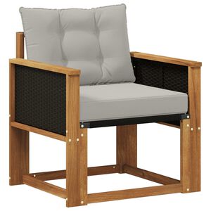 vidaXL Buiten Midden Sofa Massief Acaciahout Naturel