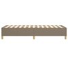 vidaXL Boxspring bed 100x200 cm stof taupe