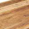 vidaXL Eettafel 120x60x75 cm massief ruw mangohout