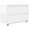 vidaXL Opbergkast Hoogglans wit 80 x 48 x 57 cm Bewerkt hout