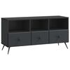 vidaXL TV-kast met lade Zwart 102 x 34,5 x 50 cm Bewerkt hout