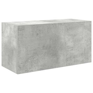 vidaXL Badkamerwandkast 60x25x30 cm bewerkt hout betongrijs
