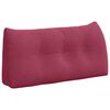 vidaXL Rugkussen Wijnrood 100 x 24 x 50 cm Fluweel