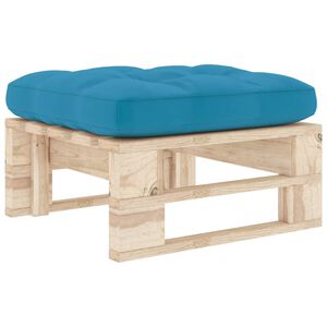 vidaXL Tuinhocker pallet ge&iuml;mpregneerd grenenhout