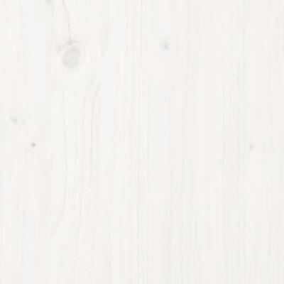 vidaXL Hoofdbord 72,5x3x81 cm massief grenenhout wit