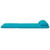 vidaXL Stoelkussens Effen 2 pcs Turquoise 58 x 77 x 4,5 cm Oxford Stof
