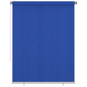 vidaXL Rolgordijn voor buiten 185(B)x230(H) cm HDPE blauw