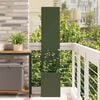 vidaXL Tuin Privacy Screen Olijfgroen 32 x 150 cm Koudgewalst staal