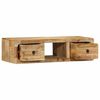 vidaXL Tv-wandmeubel 100x32x25 cm massief hout ruw mangohout