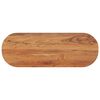 vidaXL Tafelblad ovaal 110x40x3,8 cm massief acaciahout