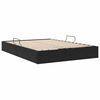 vidaXL Opslag bed met matras met hoofdeinde Zwart 140 x 190 cm Fluweel