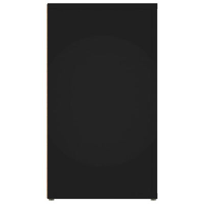 vidaXL Dressoir 80x30x54 cm bewerkt hout zwart