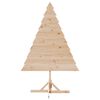 vidaXL Kerstdecoratie kerstboom 180 cm massief hout