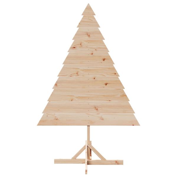 vidaXL Kerstdecoratie kerstboom 180 cm massief hout