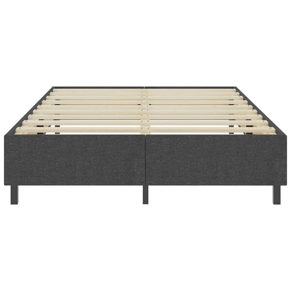 vidaXL Boxspringframe stof grijs 180x200 cm