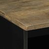 vidaXL Tv-meubel 80x33x46 cm massief mangohout zwart