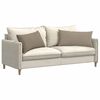 vidaXL Sofa Kussens 2 stuks Taupe 80 x 40 cm Stof