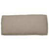 vidaXL Palletkussen voor zitting / rugleuning Taupe 120 x 50 x 12 cm