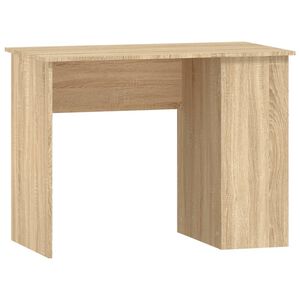 vidaXL Bureau 100x55x75 cm bewerkt hout sonoma eikenkleurig