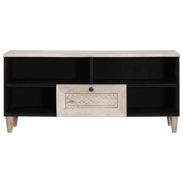 vidaXL TV Eenheden met lade Wit 105 x 33 x 46 cm Bewerkt hout