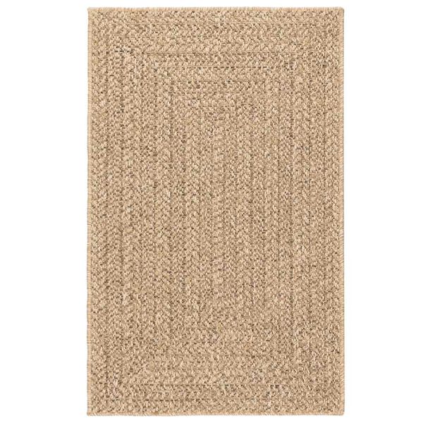 vidaXL Vloerkleed ZIZUR beige binnen en buiten 160x230 cm jute look