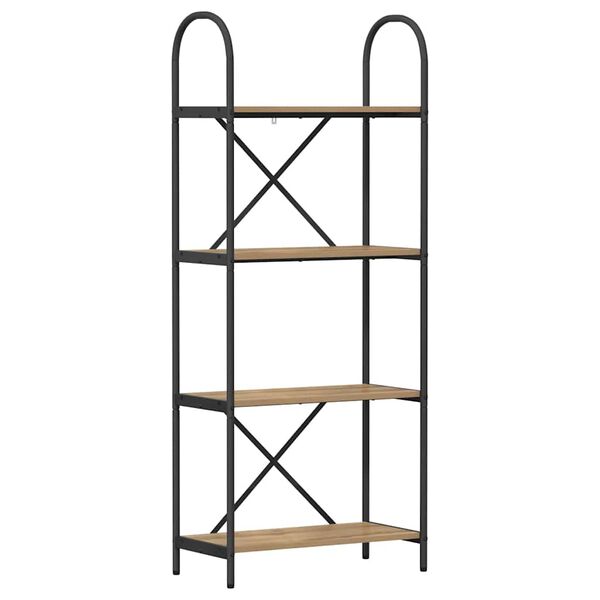 vidaXL Boekenkast Artisan Eiken 60 x 30 x 146 cm Bewerkt hout