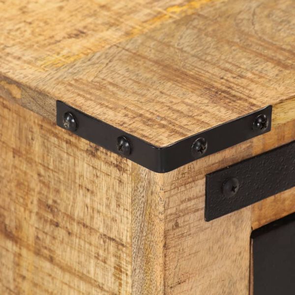 vidaXL Nachtkastje 40x40x45 cm massief mangohout