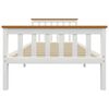 vidaXL Bedframe met 2 lades massief grenenhout wit 90x200 cm
