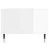 vidaXL Salontafel 90x50x36,5 cm bewerkt hout hoogglans wit