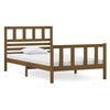 vidaXL Bedframe massief hout honingbruin 100x200 cm