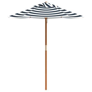 vidaXL Parasol voor kinderen met houten paal &Oslash;120x140 cm