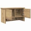 vidaXL Wandgemonteerde kapstok met plank Artisan Eiken 50 x 20 x 30 cm
