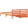 vidaXL Bedframe zonder matras massief grenenhout wasbruin 160x200 cm