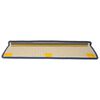 vidaXL Trapmatten 15 st 65x21x4 cm lichtgrijs en blauw met rechthoekige rand