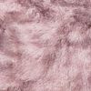vidaXL Hoogpolig vloerkleed NAVARRA 120x120 cm polyester stoffig roze