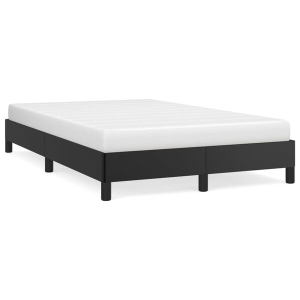 vidaXL Bedframe kunstleer zwart 120x200 cm
