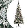 vidaXL Kunstkerstboom met kerstbal 180 cm 300 LED's Warmwit