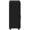 vidaXL Dressoir FLORIN Zwart 88,5 x 30,5 x 73 cm Bewerkt hout