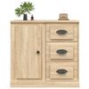 vidaXL Dressoir 70x35,5x67,5 cm bewerkt hout sonoma eikenkleurig