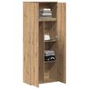 vidaXL Hoge kast Artisan Eiken 70 x 33.5 x 180 cm Bewerkt hout
