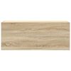 vidaXL Badkamerwandkast 100x25x40 cm bewerkt hout sonoma eikenkleurig