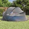 vidaXL Pooldome Zwart 405 x 405 x 192 cm 185T polyester met PU-coating