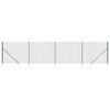 vidaXL Draadgaashek met grondankers 1,8x10 m groen