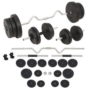 vidaXL Halterset 60 kg