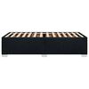 vidaXL Bedframe zonder matras 80x200 cm stof zwart