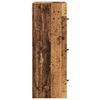 vidaXL Wandkast Wandgemonteerd Oud Hout 35 x 37 x 102 cm Bewerkt hout