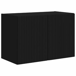 vidaXL TV-wandkast 59,5 x 31 x 40 cm Zwart Bewerkt hout