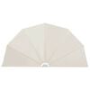 vidaXL Terrasscherm inklapbaar 160 cm cr&egrave;me