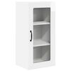 vidaXL Wandglas cabinet LUCCA Hoogglans Wit 40 x 31 x 80 cm