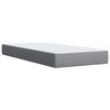 vidaXL Boxspring met matras stof lichtgrijs 90x190 cm